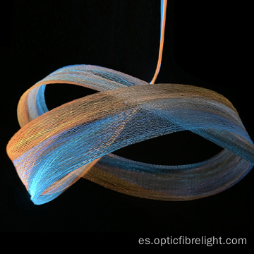 Decoraciones de kit de luz de fibra óptica de malla